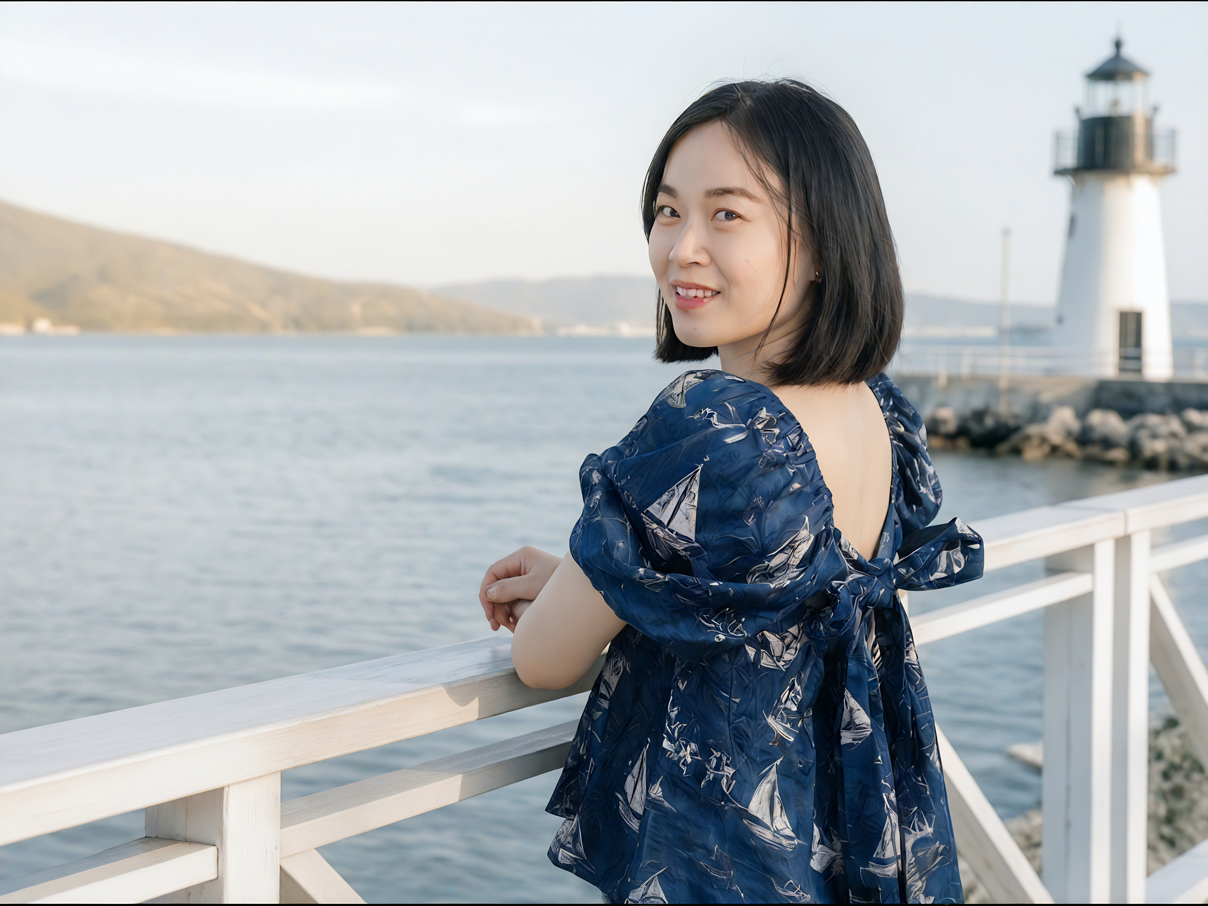 Soh Wan Wei by the lighthouse